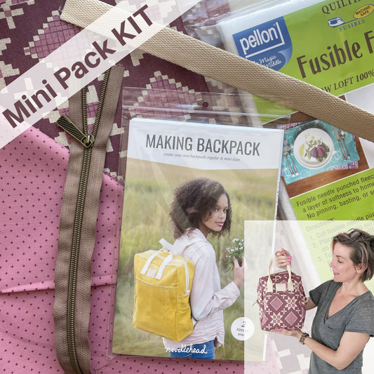 Mini Making Backpack sewing pattern & Kit