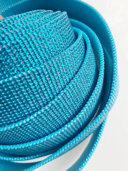 Aqua blue strapping roll