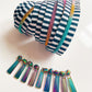 BW Big Stripe & Rainbow Zipper pack