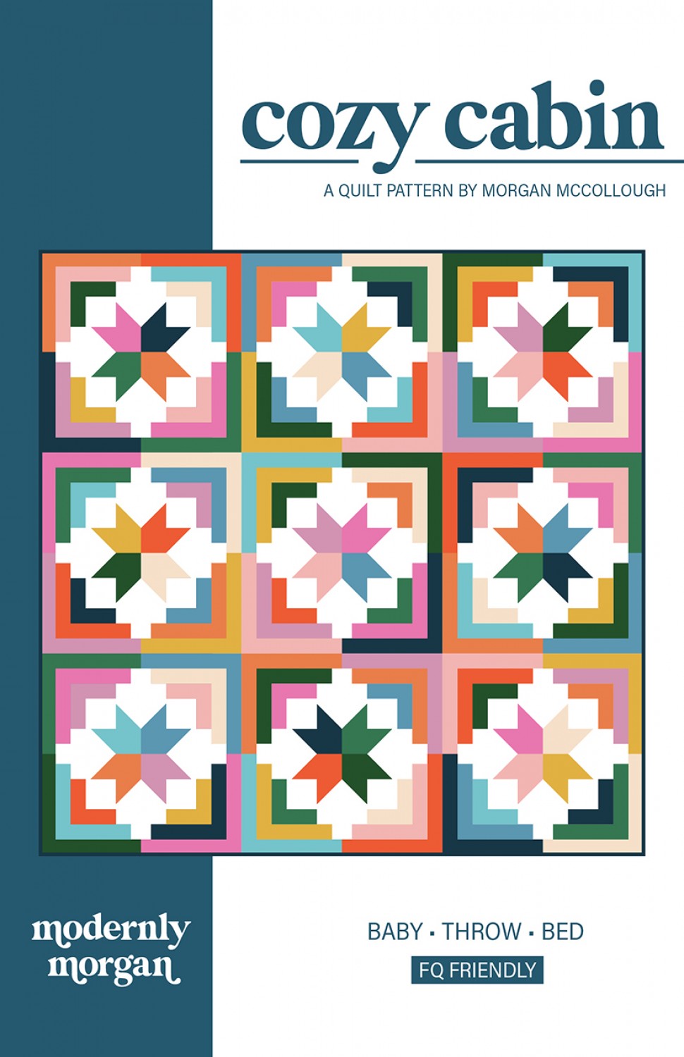 Cozy Cabin quilt pattern by Modernly Morgan