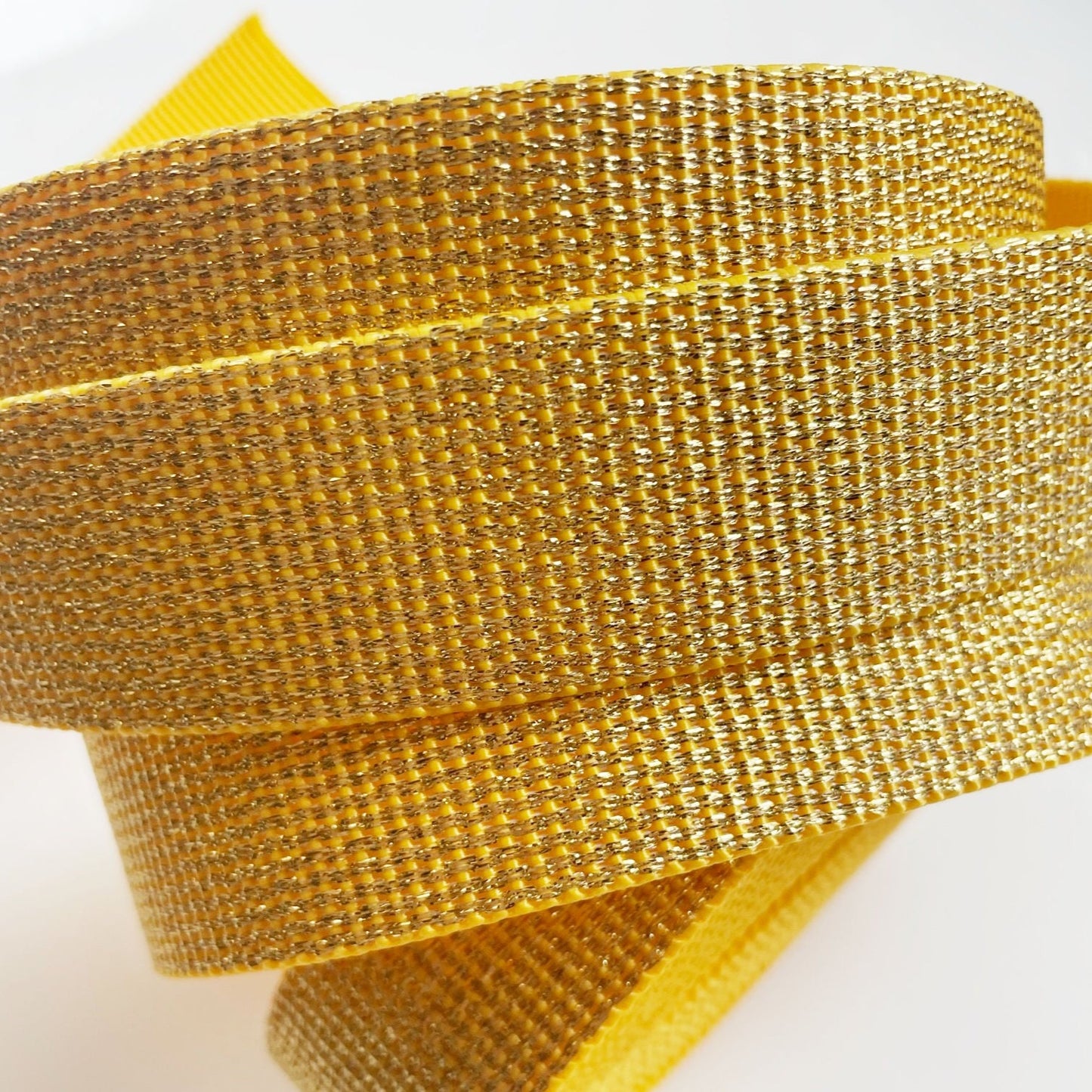 Glitter Webbing Gold