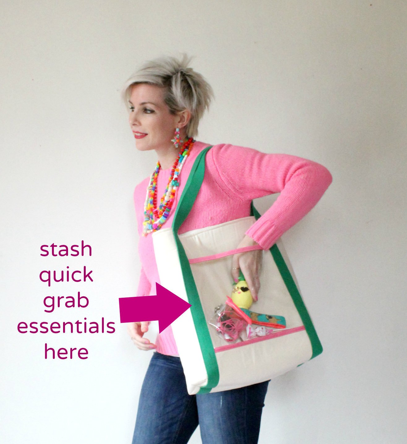 The Essentials Tote bag printed sewing pattern