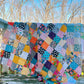 Patchwork Quilt & Pillow printed pattern