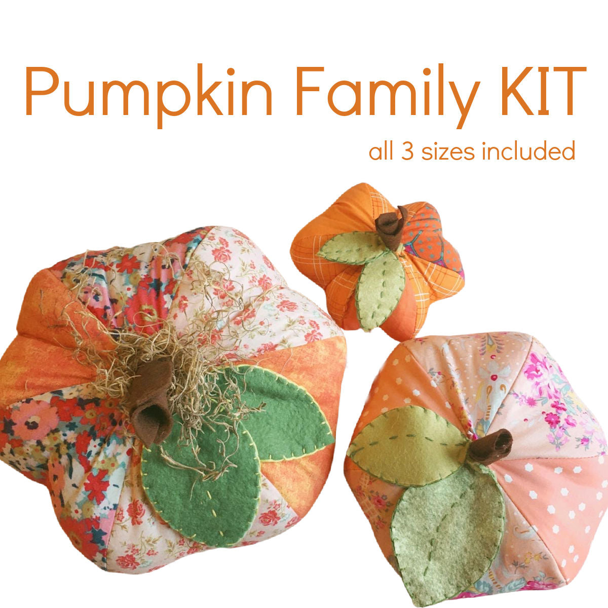 Patchwork Pumpkin Softie Kit