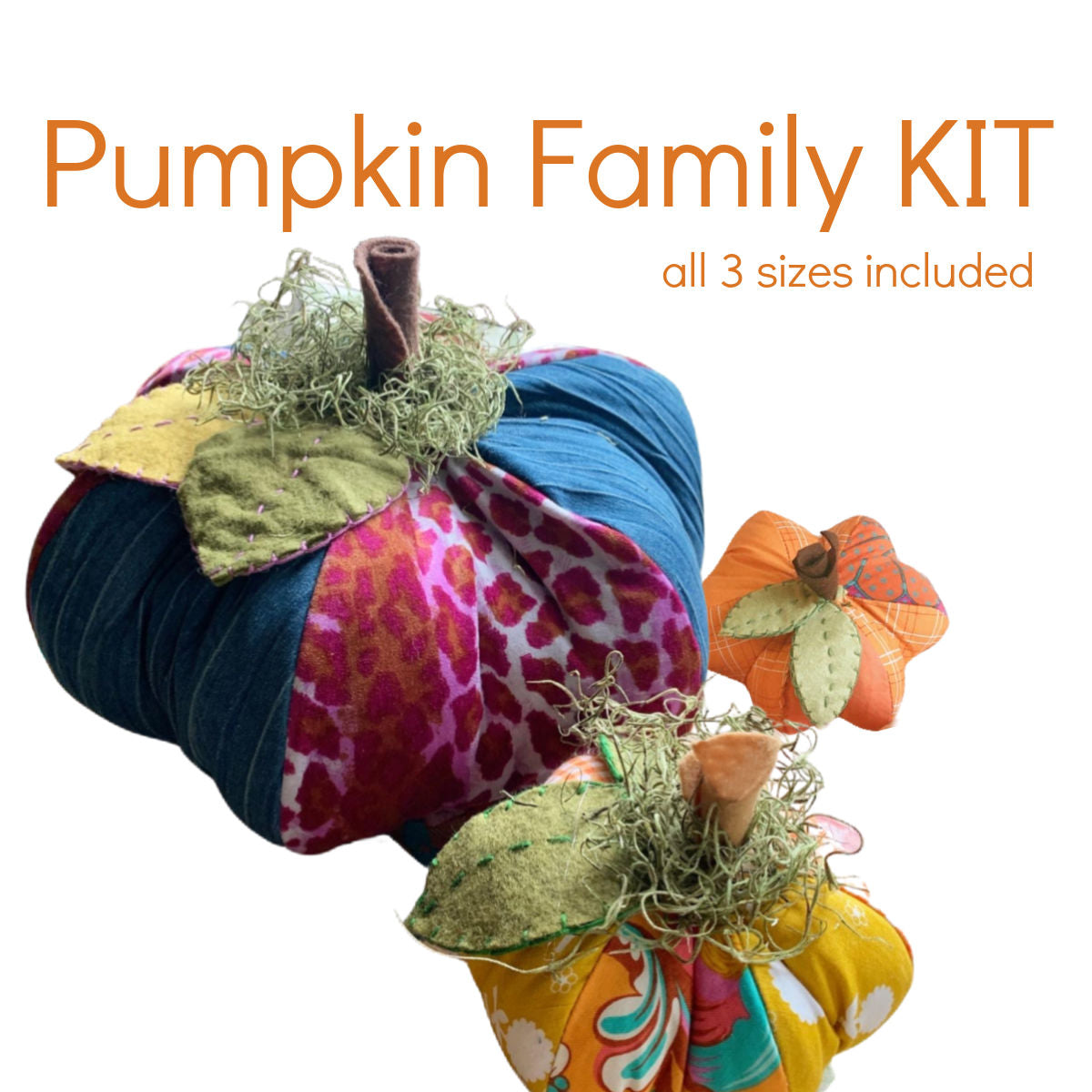 Patchwork Pumpkin Softie Kit