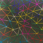 Rainbow geometric pattern