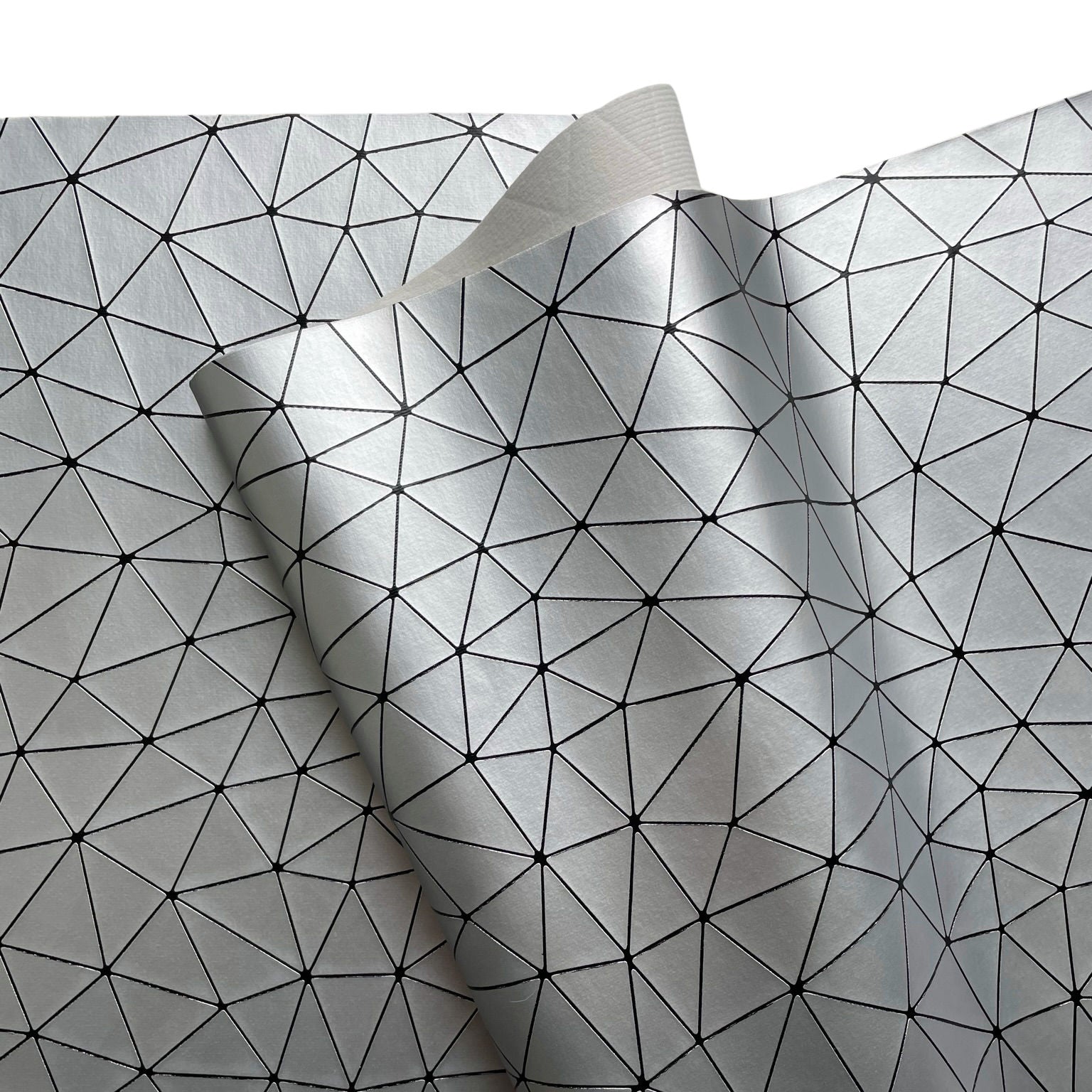 Geometric Silver Vinyl from Specialty