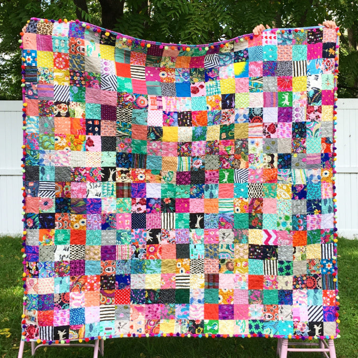 Patchwork Quilt & Pillow PDF pattern