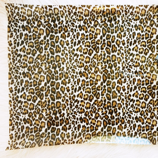 Leopard Clear Vinyl