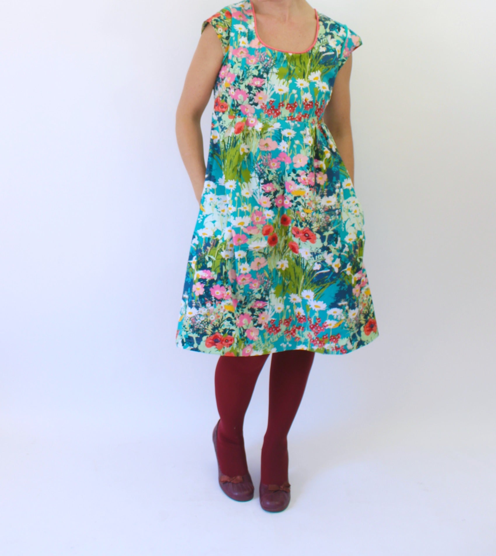 Trillium (formerly Washi) dress and top pattern Made by Rae for