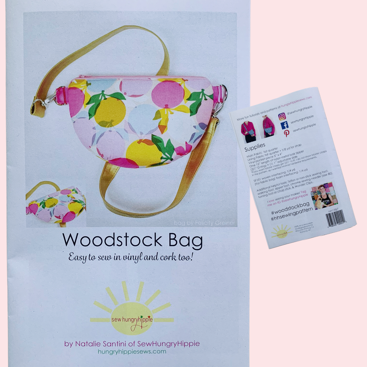 Woodstock Bag printed pattern